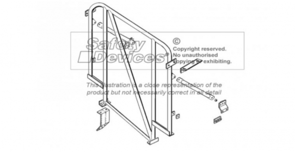 Überrollbügel ohne Querstrebe für Defender 110 Hard Top & CSW