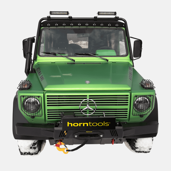 horntools Seilwindensystem Mercedes Puch G 24V inklusive Stoßstange