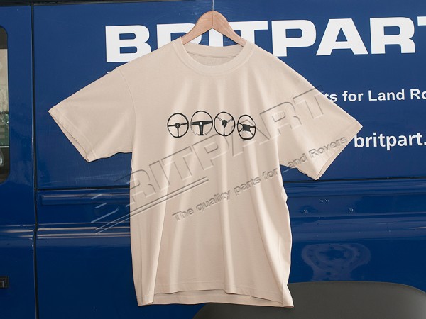 T-Shirt mit Lenkrädermotiv