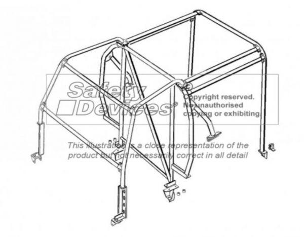 Safety Devices Überrollkäfig Defender 90 Hard Top / CSW