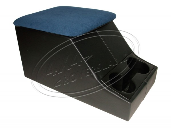 Blaue Cubby Box Defender Land Rover