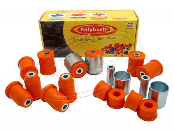 Polybush Dynamic Orange Kit für Range Rover L322, Land Rover