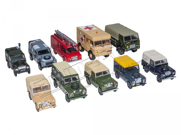 Modellauto Set Land Rover Militärfahrzeuge Weihnachtsgeschenk