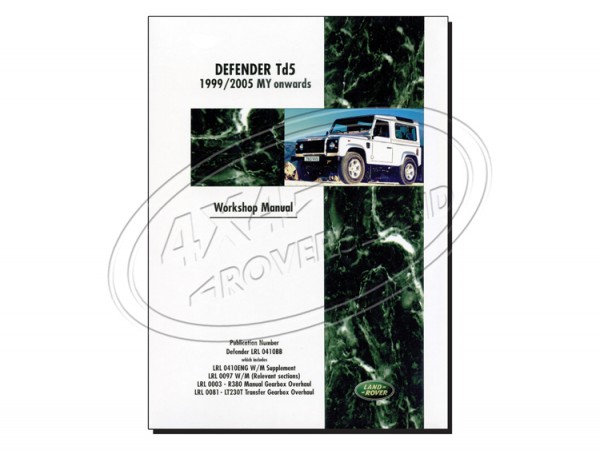 Werkstatthandbuch Land Rover Defender TD 5