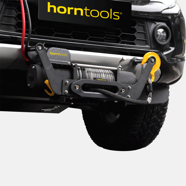 horntools Seilwindensystem Alpha Mobil für Land Rover Defender 90,110 Bj. 2000-2014 4,3 Tonnen